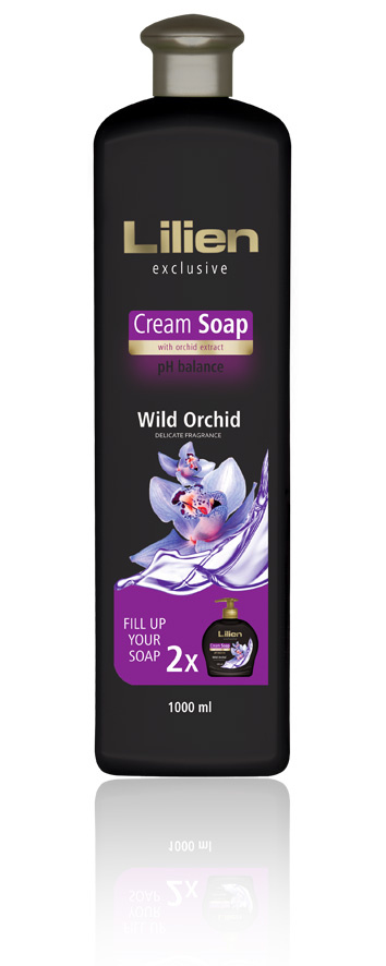 8596048004596 Lilien krémové tekuté mýdlo Wild Orchid 1l 