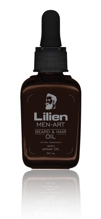 8596048004350 Lilien MEN-ART Beard & Hair Oil - White