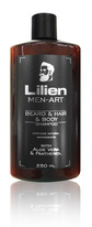 Lilien MEN-ART Pánský sprchový šampon - Beard & Hair & Body Shampoo - Black