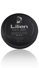 8596048004343 Lilien MEN-ART Beard & Hair Wax - Black
