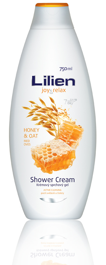 8596048005128 Lilien krémový sprchový gel Honey & Oat