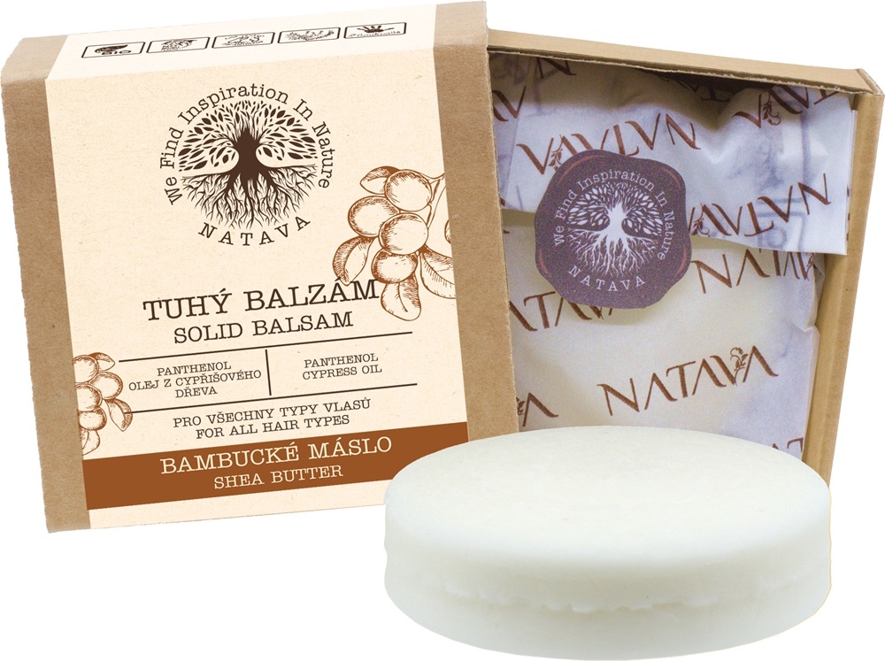 NATAVA Tuhý balzám - Bambucké máslo