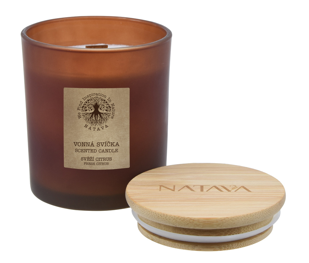 8596048008372 Natava candle Fresh Citrus 220g