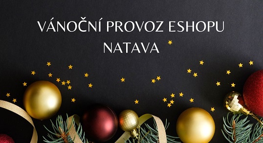 Vánoční provoz eshopu NATAVA