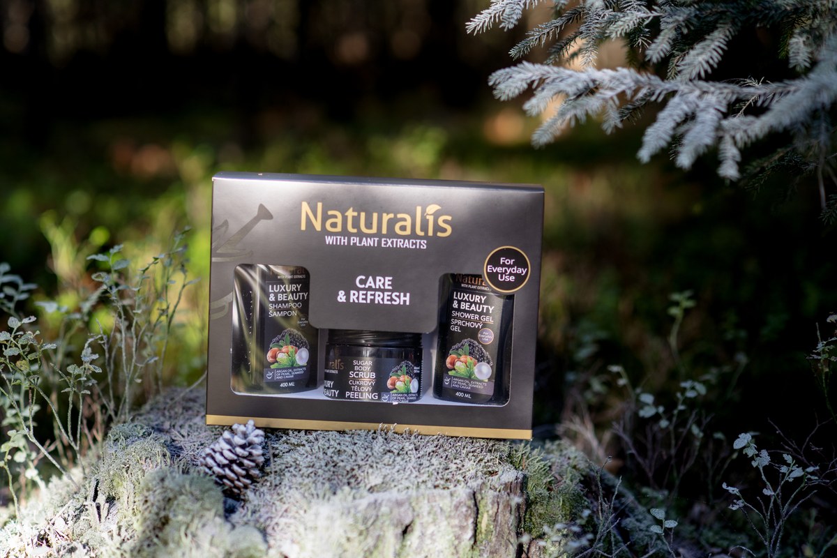 Dárková kazeta Naturalis: nejdřív obsah, potom mašle
